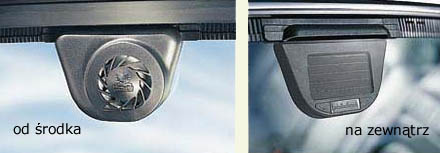 Wentylator samochodowy na energię słoneczną