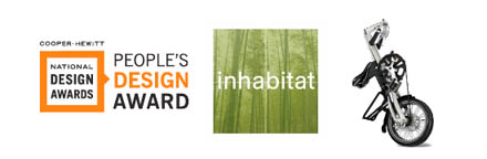 Logo Pople's Design Award, Inhabitat i Strida