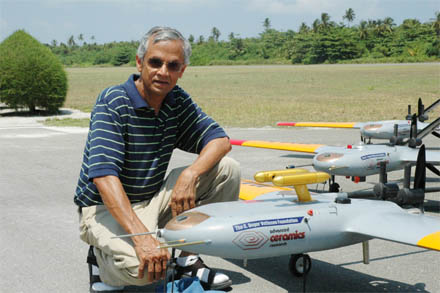 Profesor Ramanathan i bezzałogowe samoloty