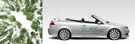 Hybrydowy Saab 9-3 turbo