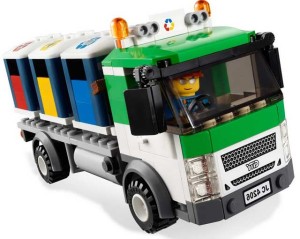 Lego recycling truck