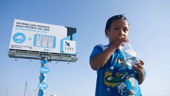 Billboard źródło wody pitnej