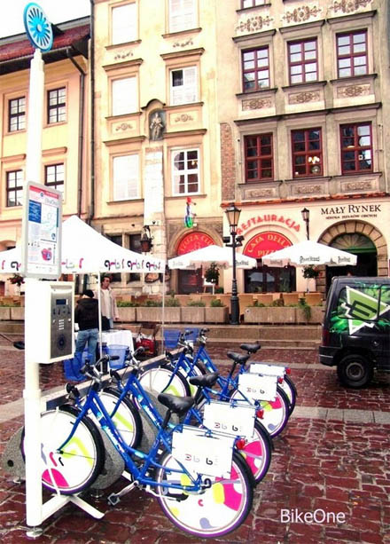 BikeOne - automatyczna wypożyczalnia rowerów w Krakowie