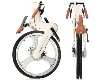 Składany rower IF Mode - widok złożonego roweru