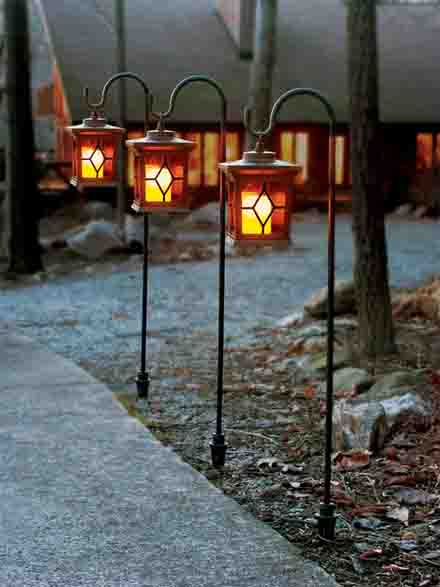 Lampion ogrodowy z diodami LED
