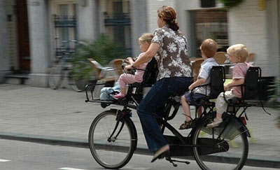Rower dla matki z dziećmi