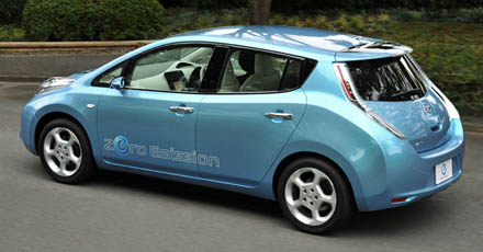 Samochód elektryczny Nissan Leaf